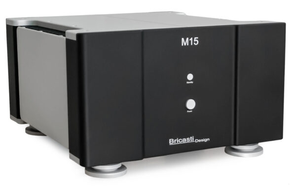 Bricasti M15 Stereo Power Amplifier Angle